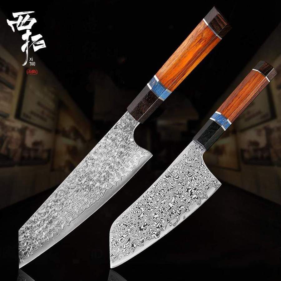 Lotus Bleu - Couteau Santoku