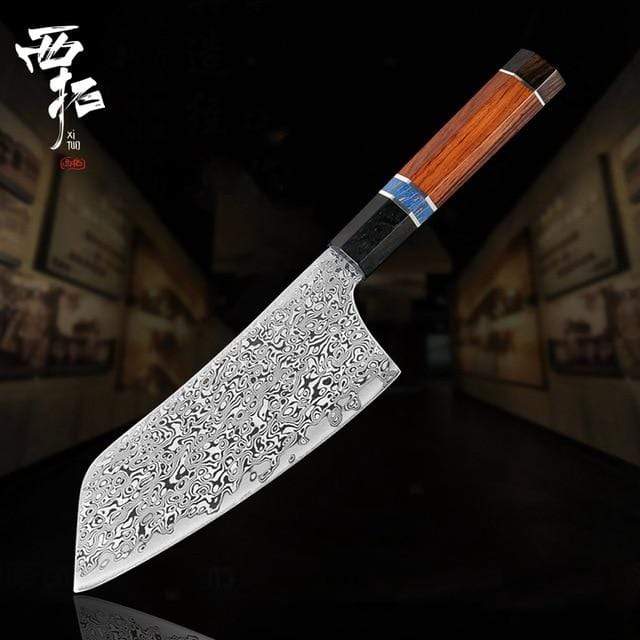 Lotus Bleu - Couteau Santoku