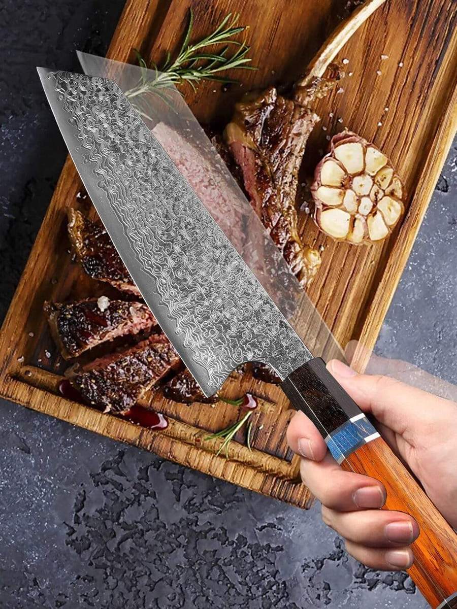 Lotus Bleu - Couteau Santoku