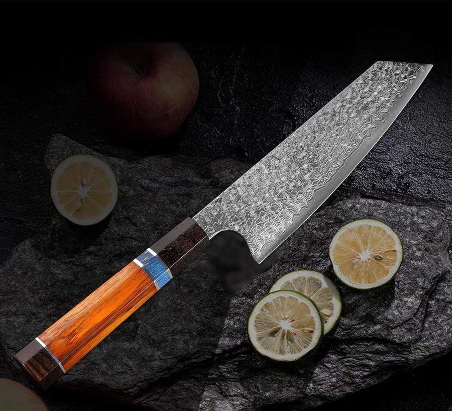Lotus Bleu - Couteau Santoku