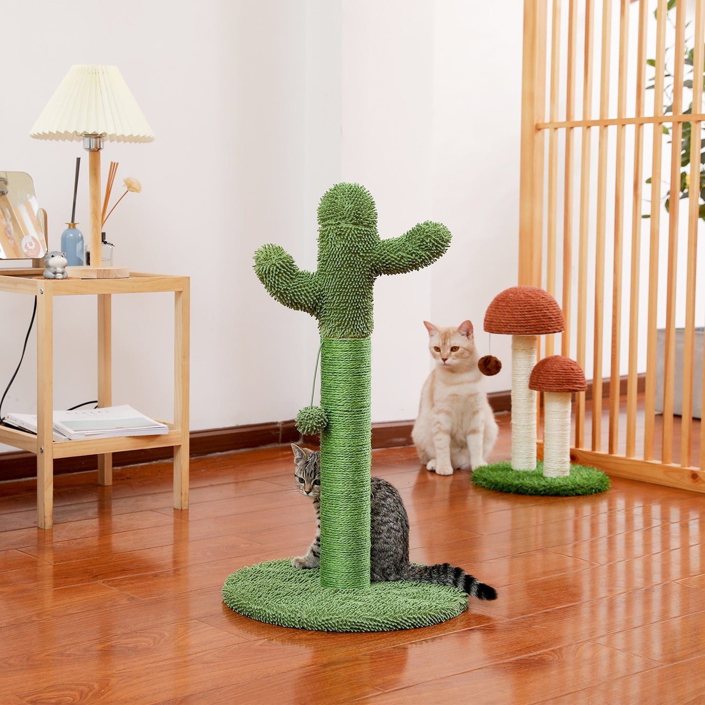 Arbre à chat champignon