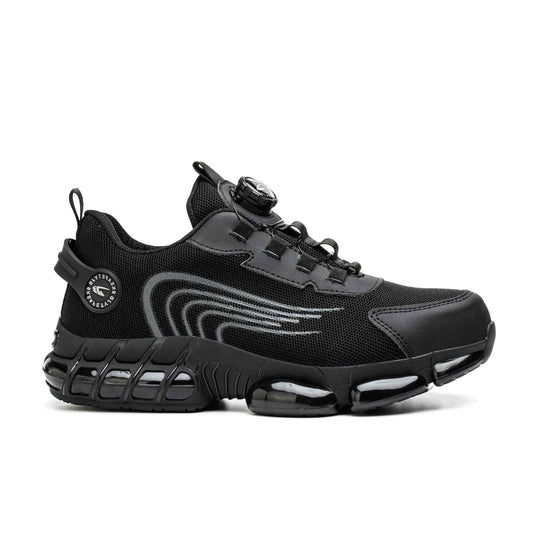 Ironfeet Ebony - Chaussures de sécurité légères avec bulles d'air