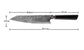 Kyoto - Couteau de chef Kiritsuke 20 cm